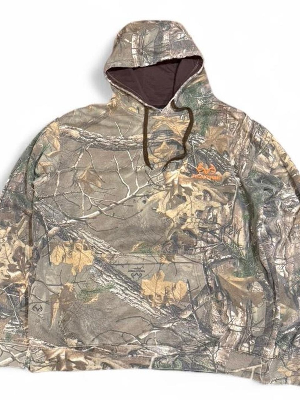 Y2K Realtree Logo Camo Boxy Hoodie